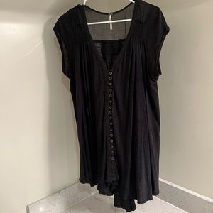Free People long black tunic